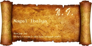 Nagel Ibolya névjegykártya